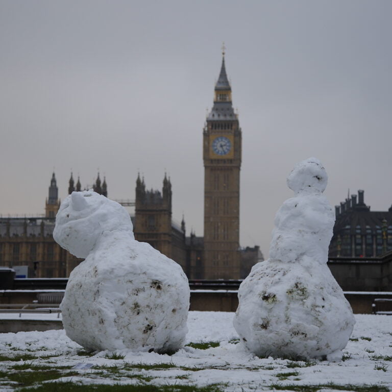 Snow in London